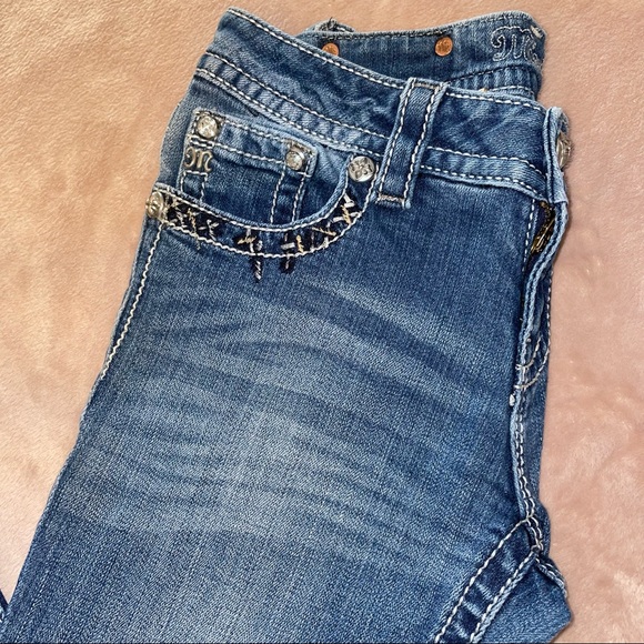 Miss Me jeans boot signature size W27/L31 1/2 - Picture 13 of 16